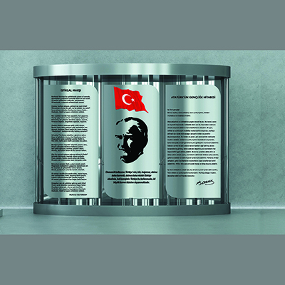 Silver Atatürk ve Şehit Köşeleri, Makam Panosu, Üç Panel