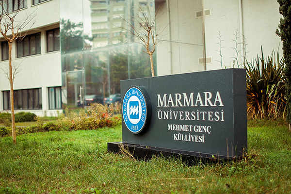 Işıklı Alüminyum Anıt Totem Tabela, Üniversite Yönlendirme Tabelası, Marmara Üniversitesi