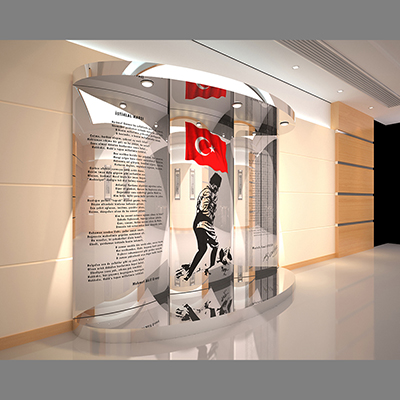 Silver Atatürk ve Şehit Köşeleri, Makam Panosu, Üç Panel