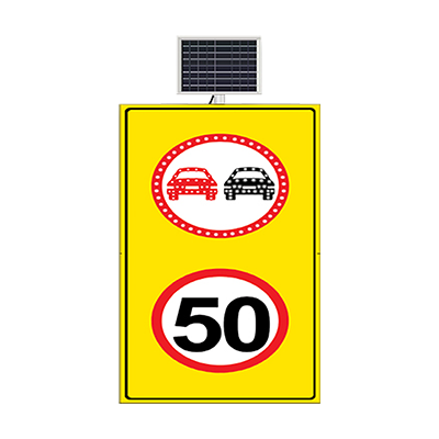 Solar Powered Road Speed Limit Signs - LED Signage