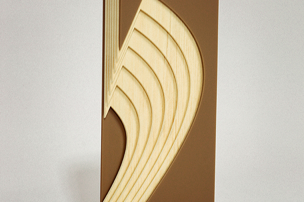 Acrylic door number sign, layer sign	