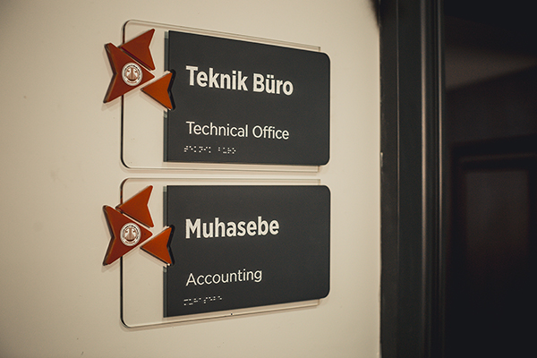 Acrylic Door Signage, Door Name Panel