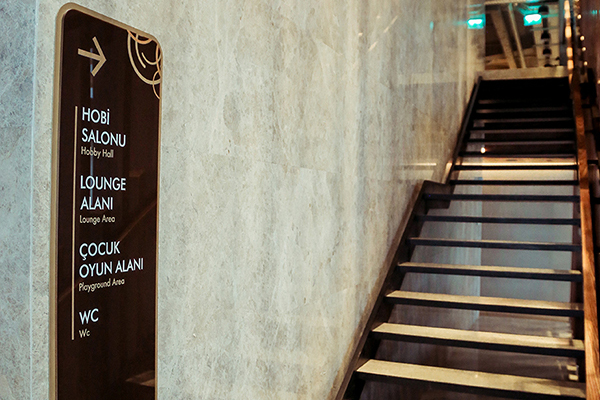 Acrylic Panel Signage, Floor Information Sign, Directional Sign, Hotel Signage