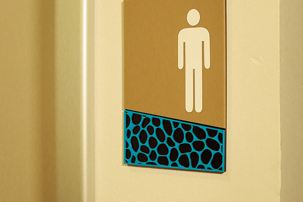 acrylic pictogram hospital sign