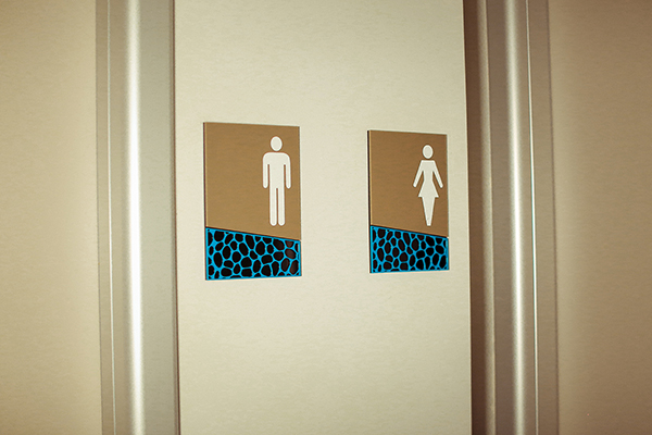 acrylic pictogram hospital sign	