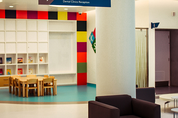 Acrylic Suspended Signage, Hospital Signage