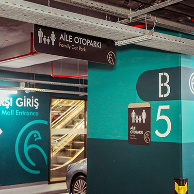 Aluminium Signage Board - Car Park Signage