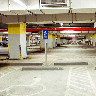 Car Park Directional Signage Board - Pole Sign