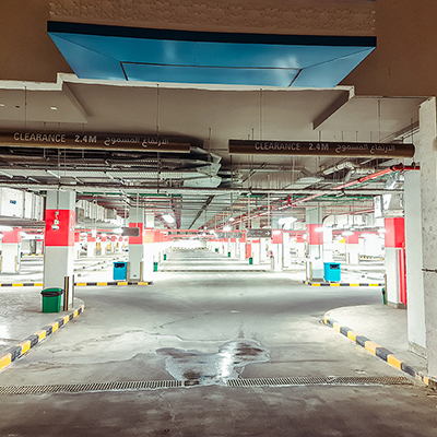 Car Park Wayfinding - Parking Signage - Hanging Sign