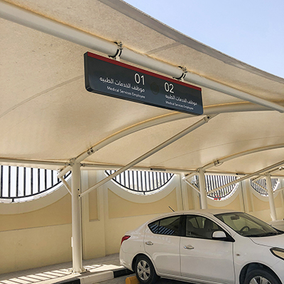 Ceiling Wall Signage - Hanging Wayfinding - Acrylic Signage