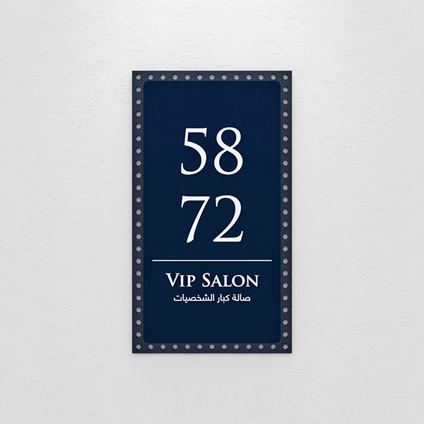 Connect System Door Number Signage