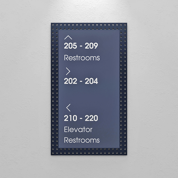 Connect System Floor Information Signage