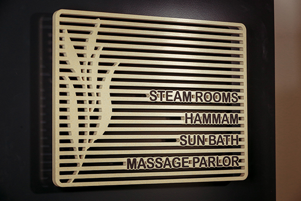 Corian Hotel Floor Information Signage