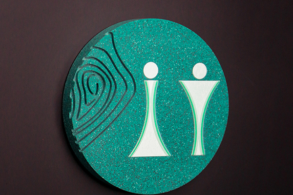 corian pictogram sign