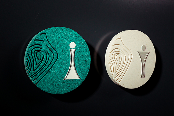 corian wc pictogram sign