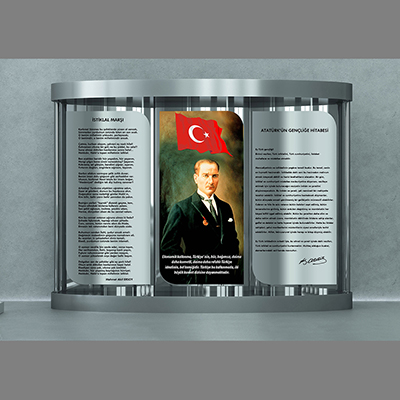 Silver Atatürk ve Şehit Köşeleri, Makam Panosu, Üç Panel