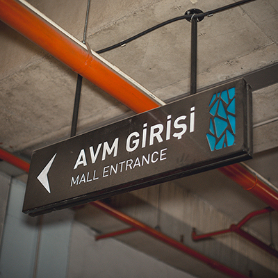 Directional Signage - Suspended Wayfinding - Aluminium Signage