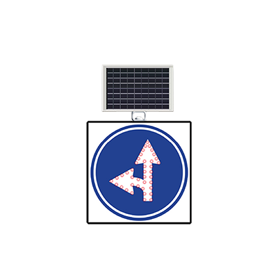 Solar Powered Road Maintenance Signs - Electronic Signs