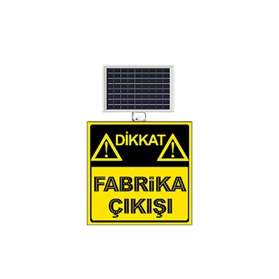 Solar Powered Road Maintenance Signs - Traffic Signage