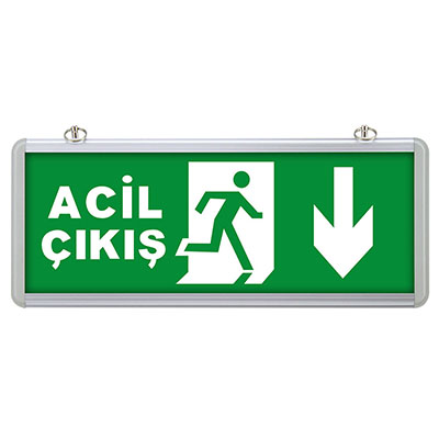 Emergency Exit Light - Ceiling Exit Signage