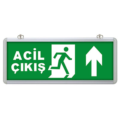 Exit Sign Hanging - Fire Escape Sign