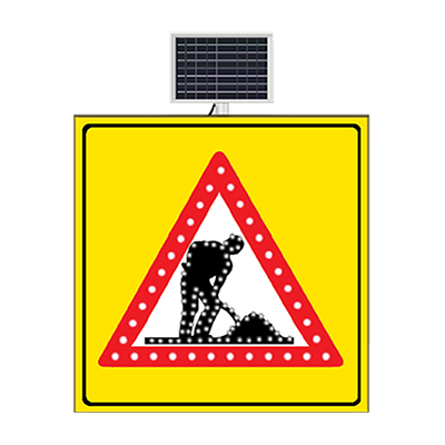 Solar Powered Road Warning Signs - Traffic Signage