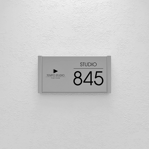 Flat System Door Number Signage