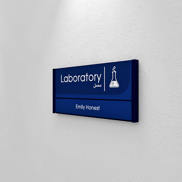 Flat System Name Tag Door Signage