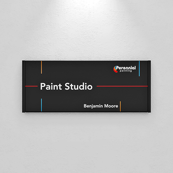 Flat System Name Tag Door Signage