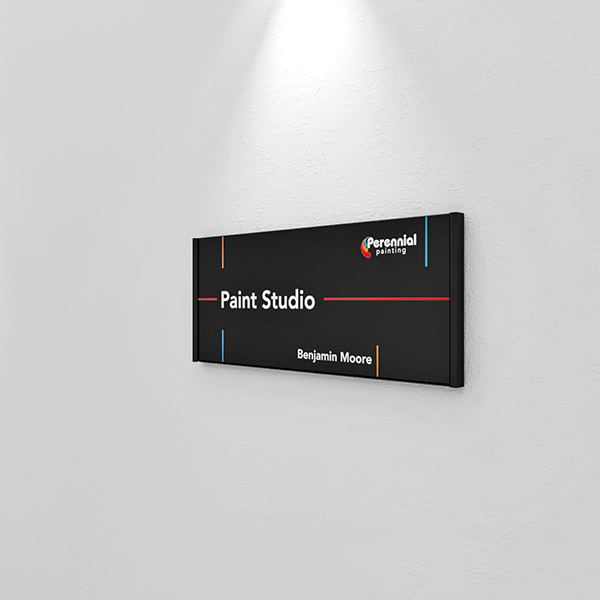 Flat System Name Tag Door Signage
