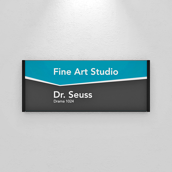 Flat System Name Tag Door Signage