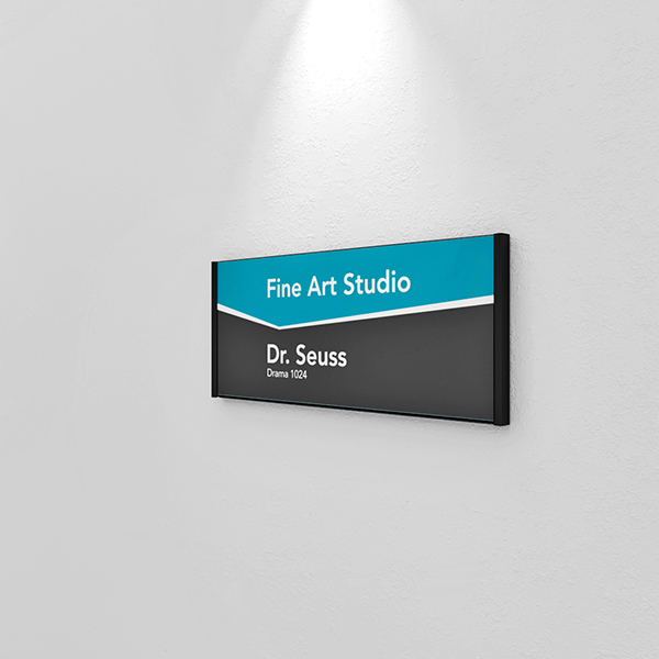 Flat System Name Tag Door Signage