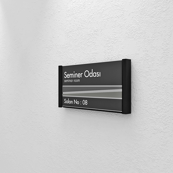Flat System Name Tag Door Signage
