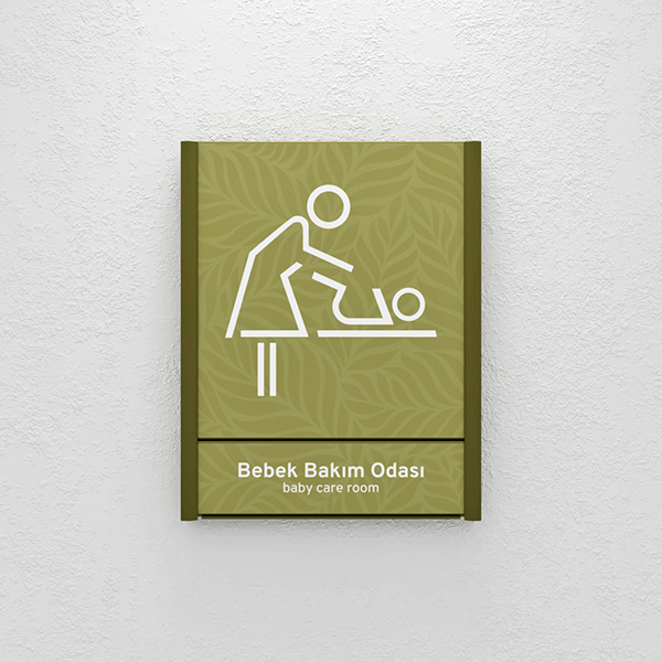 Flat System Pictogram Signage