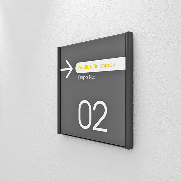 Flat System Pictogram Signage