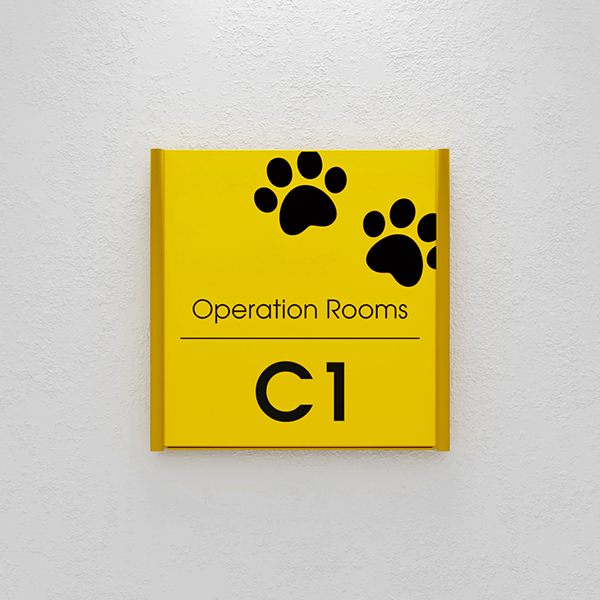 Flat System Pictogram Signage