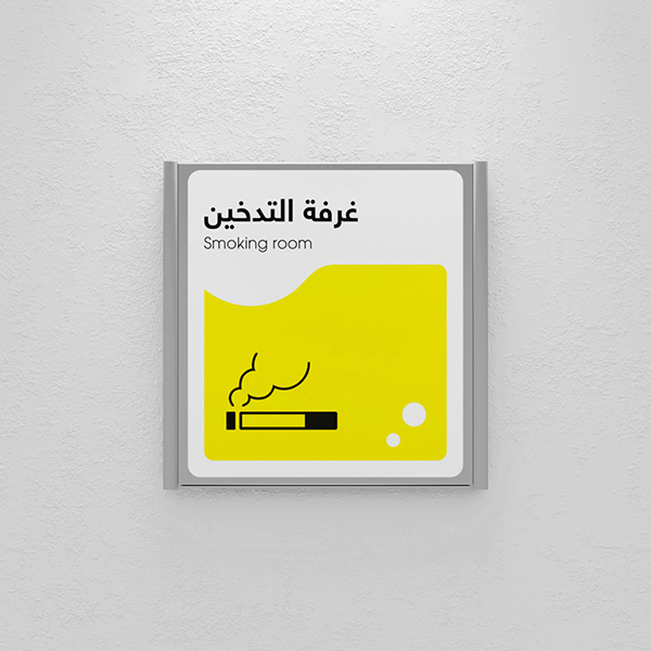 Flat System Pictogram Signage