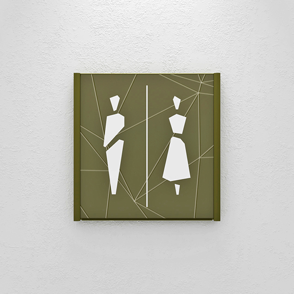 Flat System Pictogram Signage