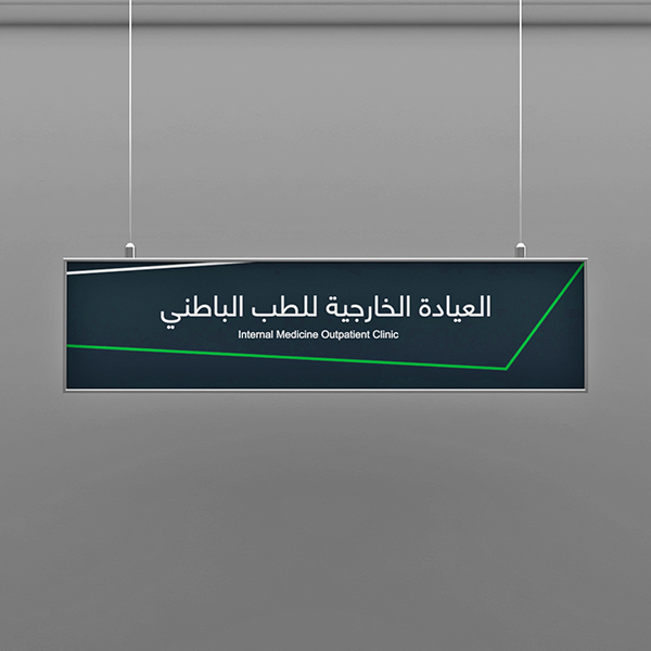 Flat System Suspended Signage