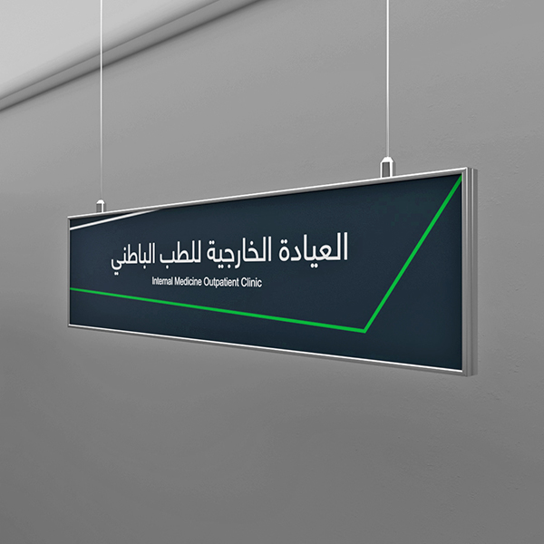 Flat System Suspended Signage