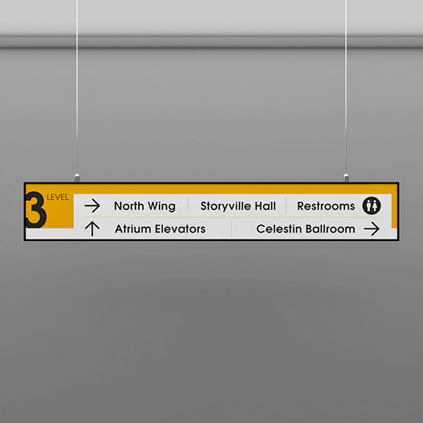 Flat System Suspended Signage