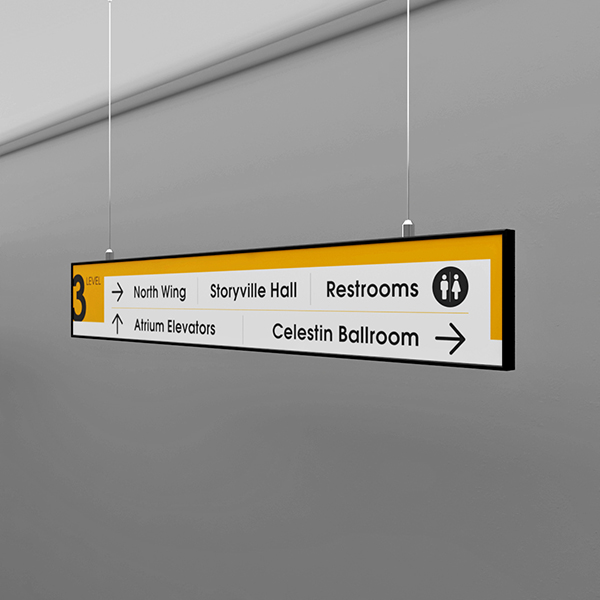 Flat System Suspended Signage