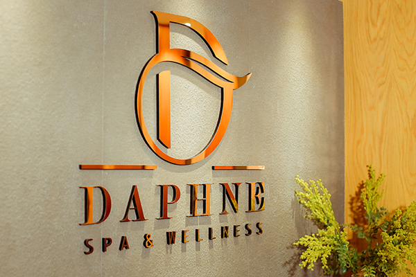 Gold Stainless Steel Logo Sign	