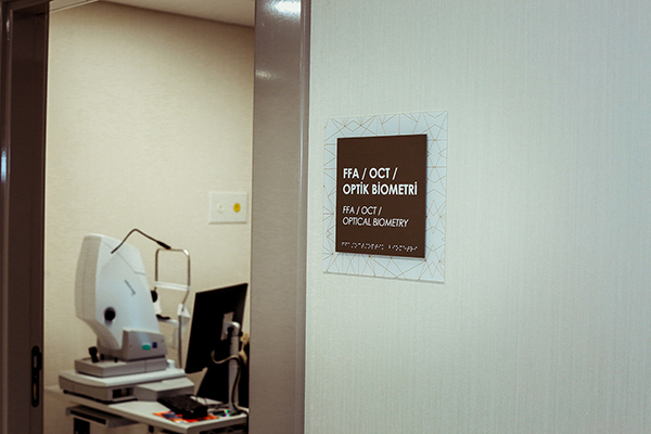 hospital acrylic door signage	