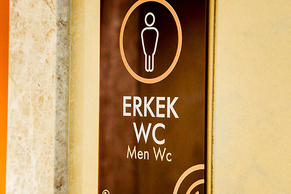 hotel acrylic pictogram sign