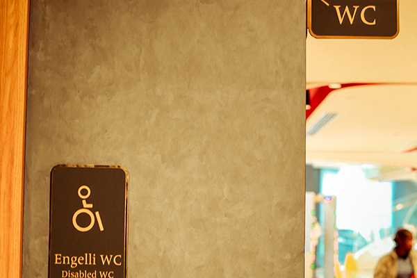 hotel acrylic pictogram sign 