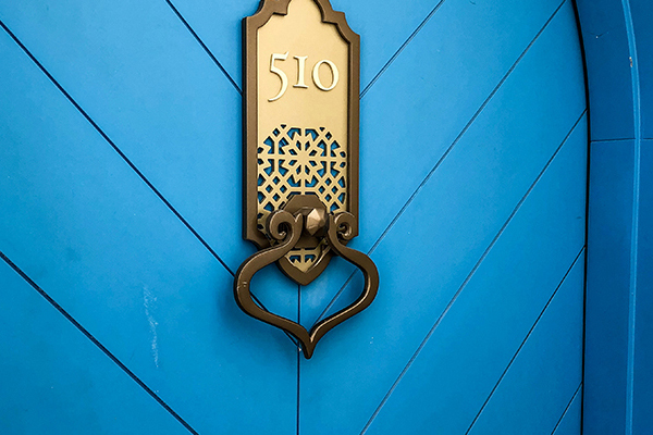 Hotel Door Number, Aluminum, Acrylic Door number signage