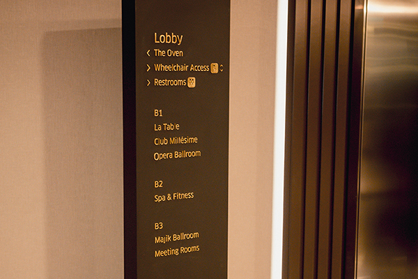 Hotel Signage - Hotel Directional Sign - Freestanding