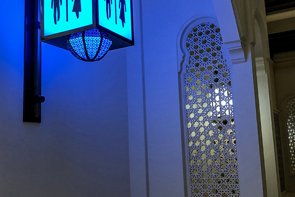 Hotel WC Signage, Aluminum, Acrylic ılluminated Pictogram signage