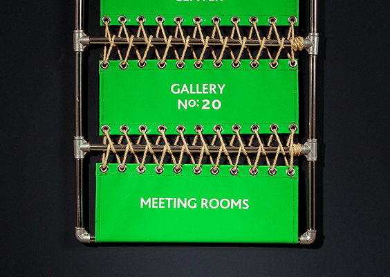 leather door signage, profile door signage	